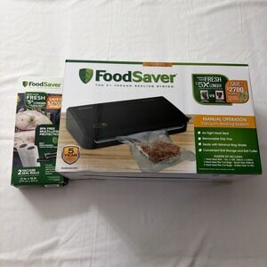New Automatic Vacuum Sealer for Food Preservation - 3- Freshness Guarantee Rolls